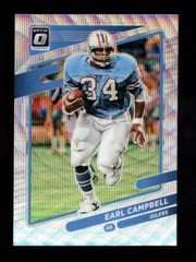 2021 OPTIC PREMIUM BOX SET WAVE PRIZM #106 EARL CAMPBELL /299 OILERS QTY