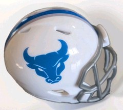Buffalo Bulls white custom pocket pro helmet MAC Mini