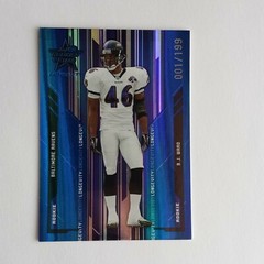 2005 Leaf Rookies & Stars Longevity Sapphire BJ Ward RC 001/199 FIRST ONE