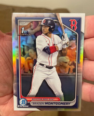 2024 Bowman Draft Chrome Braden Montgomery 1st Bowman Refractor #BDC-58 (RC)