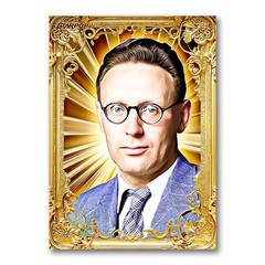 Mikhail Botvinnik Golden Icon Art Card 02/20 Starpop Signed Chess Short Print
