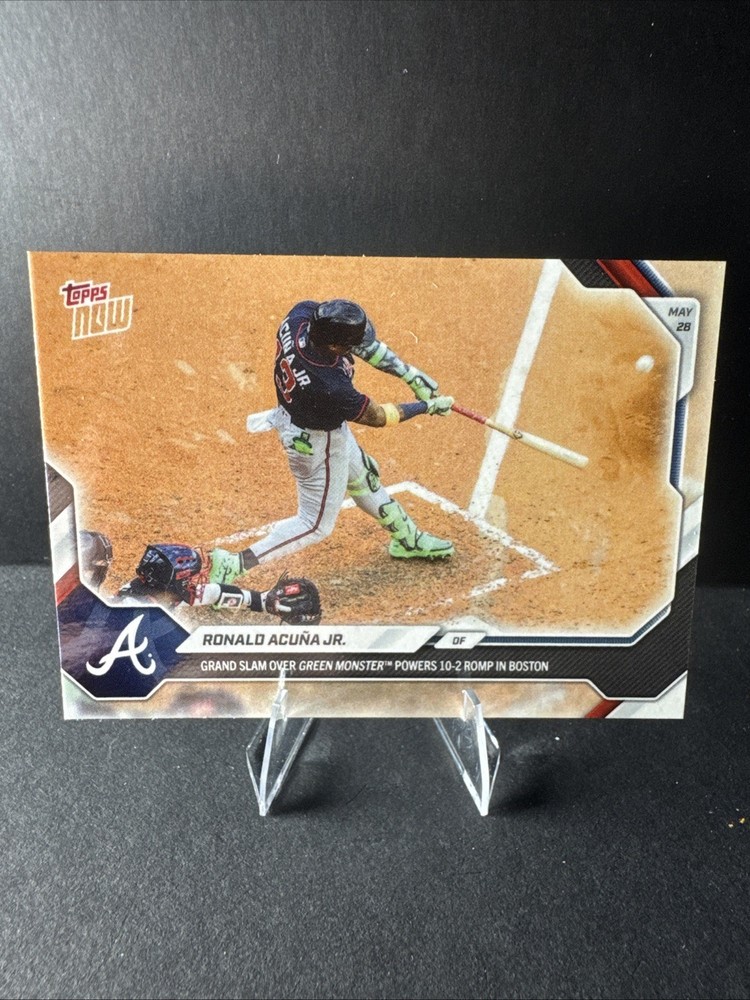Ronald Acuna Jr. Green Monster Grand Slam 2026 MLB Topps NOW – #260 In Hand