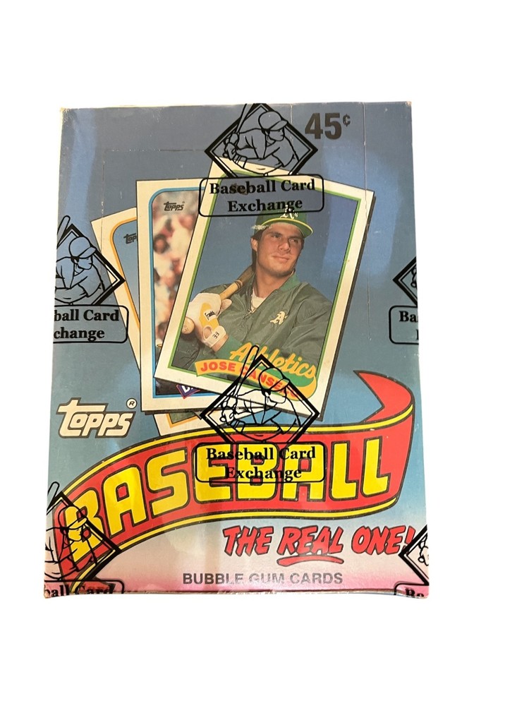 1989 Topps Baseball Unopened Wax Box BBCE Wrapped Sealed FASC