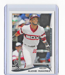 2014 TOPPS ALEXEI RAMIREZ BASE CARD – CARD #308 – CHICAGO WHITE SOX – FREE SHIP