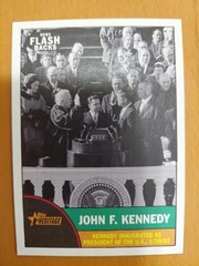 2010 Topps Heritage John F. Kennedy Inaugural News Flashback NT-2