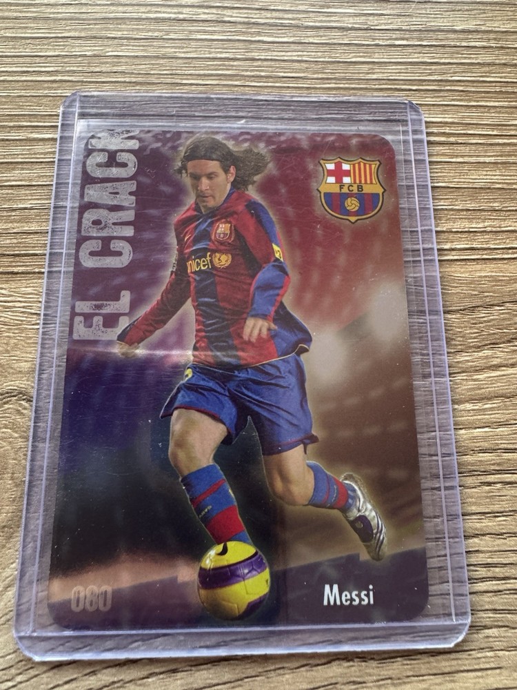 2008 Mundicromo Las Fichas de La Liga Lionel Messi #80 Round Corners