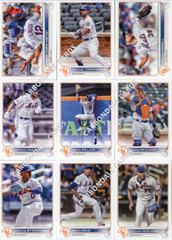 2022 Topps Series 1 & 2 Complete Team Set – METS (20 cards) deGrom, Alonso