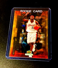 Lebron James Rookie 2003 Upper Deck Basketball RC Freshman Gold Collection #23