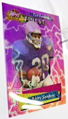 1995 Topps Finest Fan Favorite Barry Sanders Finest Acetate #FF15 Lions HOF N/M