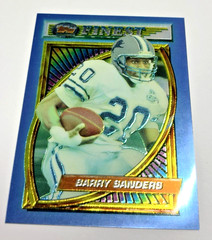 1994 Topps Finest Barry Sanders Finest #44 Detroit Lions HOF N/M-MT