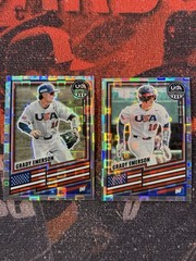(2) 2026 Panini Stars & Stripes Prism GRADY EMERSON Pandora Prism USA Set🔥🔥🔥