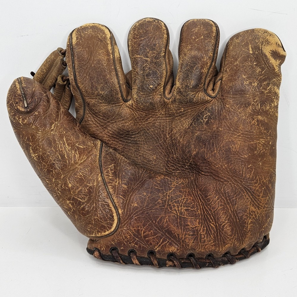 Vintage 1930s 1940s JC Higgins Model 1678 Baseball Glove Buckle Back Rare Glove