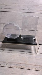 Hockey Puck Display Case Acrylic Clear Hockey Puck and Card Display Holder with