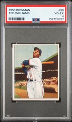 1950 Bowman Ted Williams #98 PSA 4