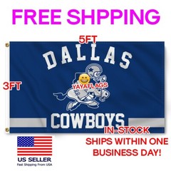 Dallas Cowboys Flag 3×5 Banner Star Logo FAST FREE Shipping US Seller