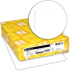 Durable 110 lb Exact Index Cardstock, 250 Pack, Printer Friendly, 8.5 x 11