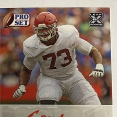 Leaf 2022 Pro Set Draft Evan Neal Autographs Rookie Auto #PSA-EN1 Alabama