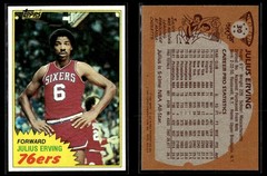 Vintage Basketball HOF Lot of (20) Kareem Walton Erving Mixed Condition See Pics
