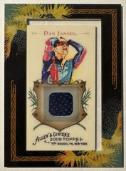 Dan Jansen Framed Mini Relic 2008 Topps Allen & Ginter Olympic Gold Medalist