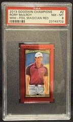 Rory McIlroy 2013 Upper Deck Goodwin Champions Foil Magician Red #d 13/13 RARE!