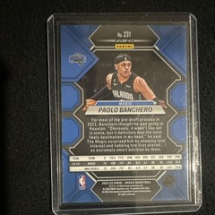 Panini 2022-23 Mosaic Paolo Banchero Orlando Magic Rookie Mosaic Prizm #231
