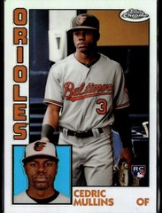 2019 Topps Chrome 1984 Refractor #84TC-4 CEDRIC MULLINS Baltimore Orioles RC A7