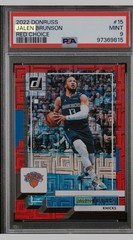 2022-23 Panini Donruss – Jalen Brunson #15 Choice Red /99