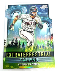 2024 Topps Cosmic Chrome #ET-4 Corbin Carroll Extraterrestrial Talent Refractor