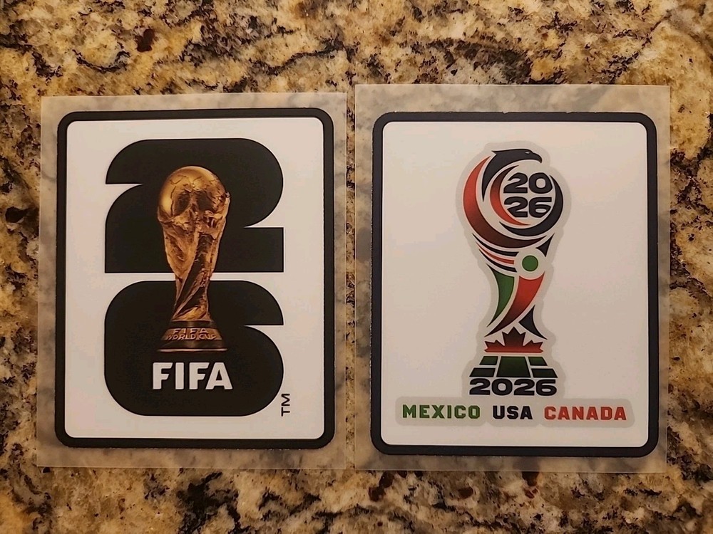 FIFA WORLD CUP 2026 JERSEY KIT PATCH SET OF 2 USA MEXICO CANADA NEW