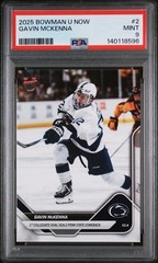 2025 Bowman U Now – PSA 9 Gavin McKenna #2 Maple Leafs 1st Collegiate Goal