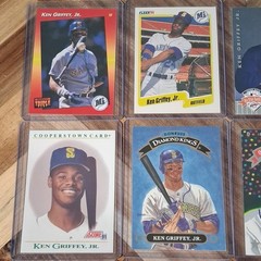 Ken Griffey Jr. Mariners 19-Card Lot MLB Mixed Brands/Years Donruss Fleer Topps