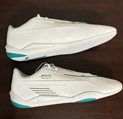 PUMA Mercedes AMG Petronas F1 Racing Team Men’s Size 14 White Sneakers Shoes NEW