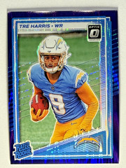 2025 Panini Donruss Optic Rated Rookie Prizm Tre Harris #229 Chargers RC