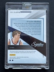 2025-26 Panini Signature Series NIL Jersey Patch Auto 07/25 Braylon Mullins