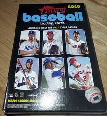A LOT OF 5 BOXES – 2020 Topps Heritage Baseball Factory Sealed HANGER Box-Loaded