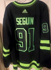 Adidas Brand Tyler Seguin Dallas Stars Blackout Jersey Size 60