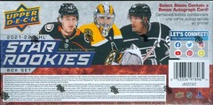 2021/22 Upper Deck NHL Hockey Star Rookies Factory Sealed 25-Card Box Set