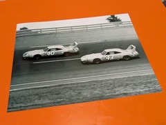 Richard Petty Pete Hamilton Plymouth Superbirds- 8×10 at Michigan MIS 1970