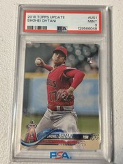 2018 Topps Update Series – Shohei Ohtani #US1 Pitching (RC) PSA 9