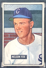 1951 BOWMAN #232 NELLIE FOX SGC 4 VG EX HOF RC ROOKIE