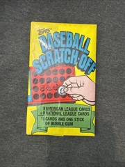 Topps 1981 Major League Scratch Off Baseball Trading Card Pack – Sealed