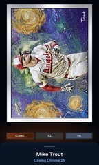 25 Topps Bunt DIGITAL Cosmic Stars In The Night ICONIC Mike Trout
