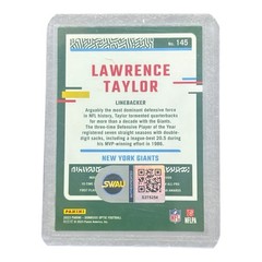 Lawrence Taylor 2023 Donruss Optic Autograph Football Card #145- SWAU Cert