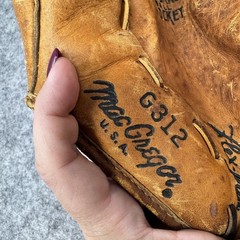 Vtg MacGregor G312 Play Master Flex Pad Glove Natural Ball Pocket USA RHT