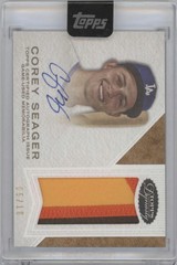 2016 Topps Dynasty Corey Seager #AP-CS5 /10 Patch RC Game-Used Memorabilia