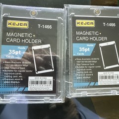 15 Magnetic Card Holders 35pt THIN SLIM Sports TCG One Touch Kejea T-1466 USA