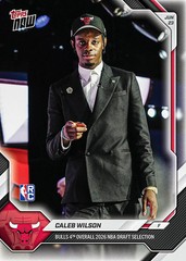 2025-26 Topps Now NBA Draft 4th Overall #CWIL Caleb Wilson RC Rookie PRESALE