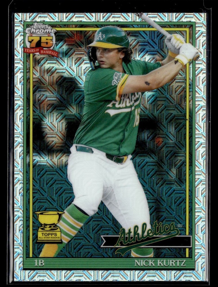 2025 Topps Chrome Mojo Nick Kurtz Athletics #91C2-50