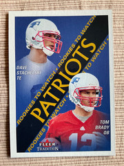 2000 FLEER TRADITION GLOSSY #352 TOM BRADY RC