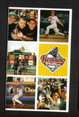 Reading Phillies 2000 Pocket Schedule Coors Light Eastern League